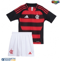 Otroški Nogometni dresi Flamengo Domači 2025-26 Kratek Rokav (+ Kratke hlače)